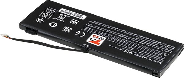 Batéria do notebooku T6 Power na Acer Nitro 5 AN515-43, Li-Poly, 3730 mAh (57,4 Wh), 15,4 V ...