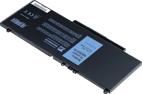 Batéria do notebooku T6 Power pre Dell Latitude 14 E5470, Li-Poly, 7,6 V, 8100 mAh (62 Wh), čierna ...
