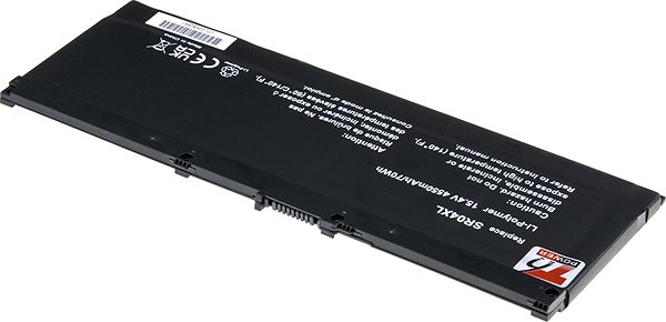 Laptop akkumulátor T6 Power Hewlett Packard HSTNN-DB7W kompatibilis, Li-Poly, 15,4 V, 4550 mAh (70 Wh), fekete ...
