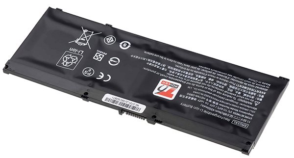 Baterie do notebooku T6 Power pro Hewlett Packard Pavilion Gaming 15-cx0000 serie, Li-Poly, 11,55 V, 4550 mAh (52,5 Wh),  ...