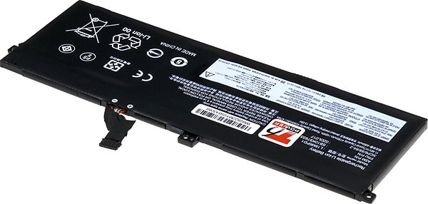 Batéria do notebooku T6 Power na Lenovo ThinkPad X13 20T2, Li-Poly, 4190 mAh (48 Wh), 11,46 V ...