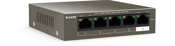 Switch Tenda TEG1105P-4-63W Connectivity (ports)