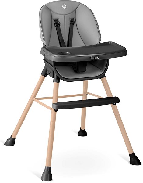 Dining chair Nukido Tilo grey-black .