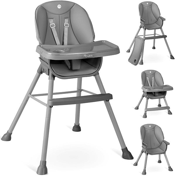 Dining chair Nukido Tilo grey .