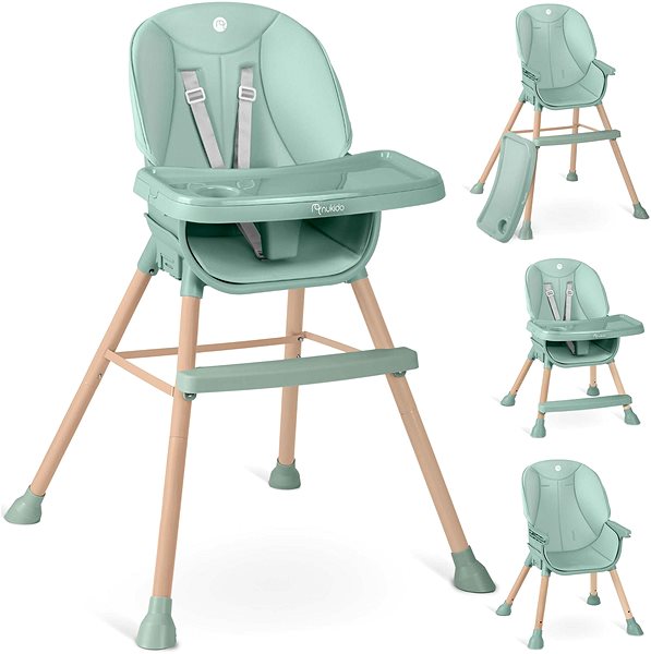 Dining chair Nukido Tilo green .