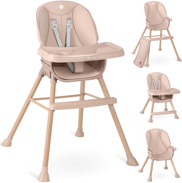 Dining chair Nukido Tilo pink .