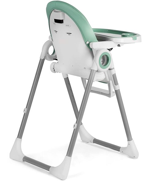 Dining chair Nukido Belo Reclining armchair with table green .