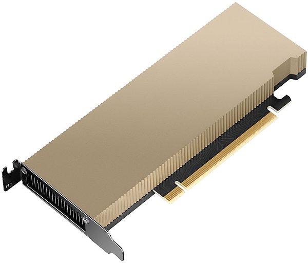 Graphics Card NVIDIA L4 Passive PCIe 24GB LP bracket installed/ATX bracket in box ...