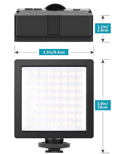 Svetlo na fotenie Neewer fotosvetlo, 64 LED, 8 W ...