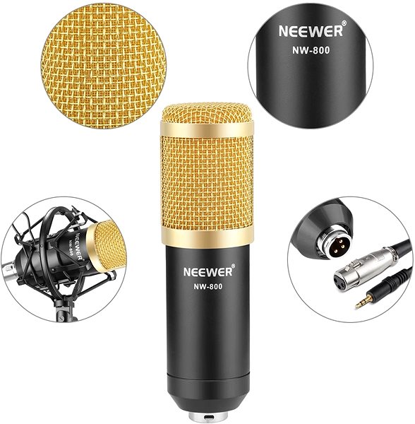 Mikrofón Neewer NW-800 Vlastnosti/technológia