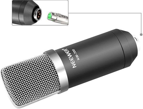 Mikrofón Neewer NW-700 Možnosti pripojenia (porty)