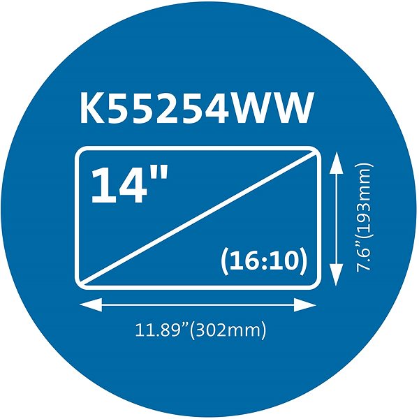 Privátny filter Kensington MagPro na notebook 14“ (16:10), dvojsmerný, magnetický, odnímateľný ...