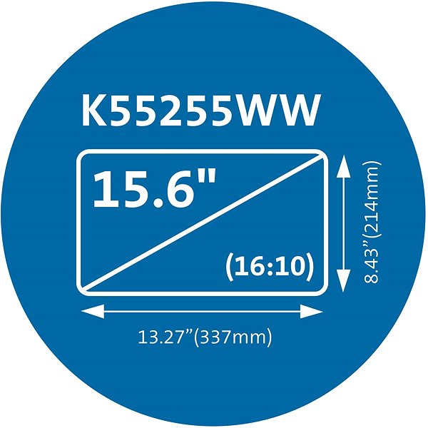 Privátny filter Kensington MagPro na notebook 15.6“ (16:10), dvojsmerný, magnetický, odnímateľný ...