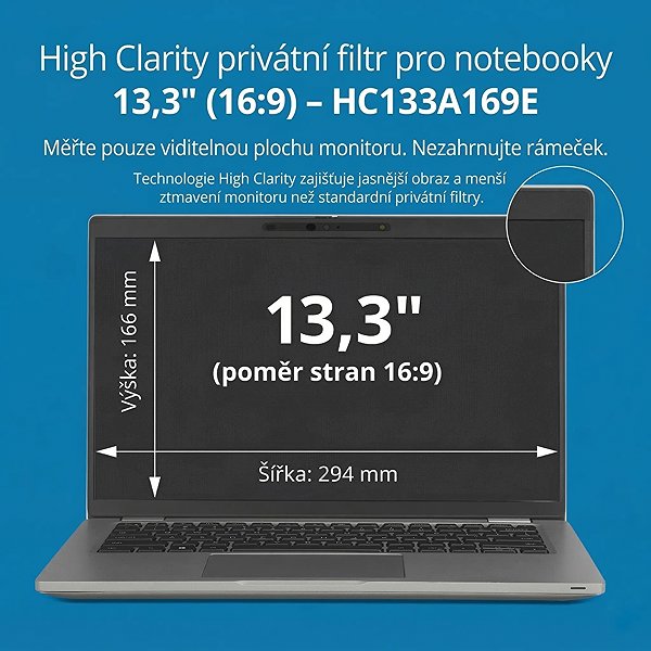 Monitorszűrő Kensington High Clarity 13,3