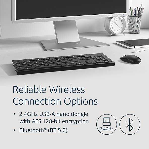 Keyboard and Mouse Set Kensington KM270 EQ Rechargeable Wireless Set - CZ/SK ...