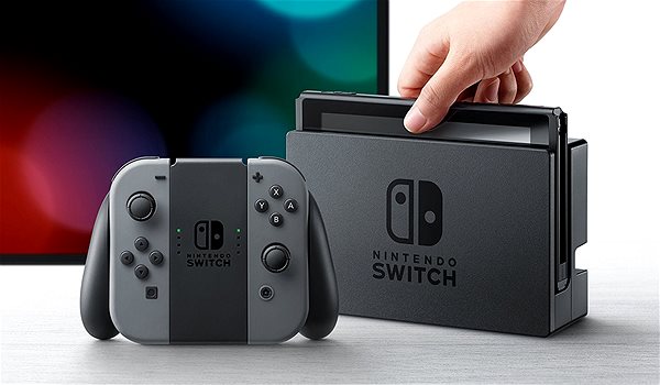 grey nintendo switch console