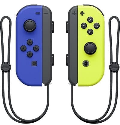Gamepad Nintendo Switch Joy-Con Controller Blue/Neon Yellow Screen