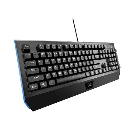 Gaming-Tastatur NOXO Vengeance BLUE Switch - US Seitlicher Anblick