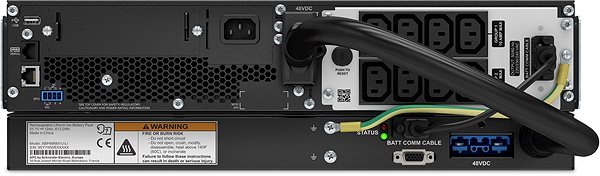 Notstromversorgung APC Smart-UPS SRT Li-Ion 1000 VA RM 230V für Rackmontage Rückseite