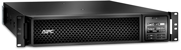 Uninterruptible Power Supply APC Smart-UPS SRT 3000VA RM 230V rack-mount, network card Lateral view