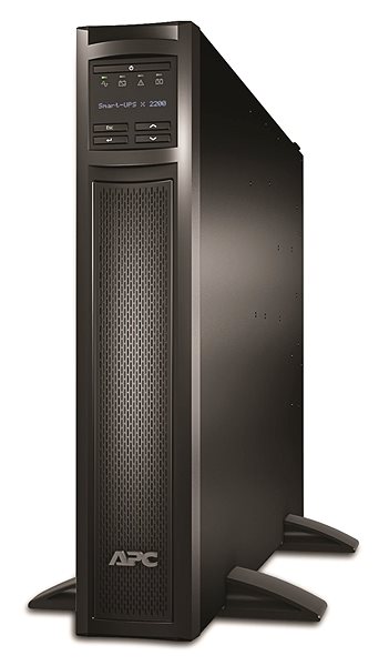 Notstromversorgung APC Smart-UPS X 2200VA Rack/Tower LCD 200-240V mit Netzkarte Seitlicher Anblick