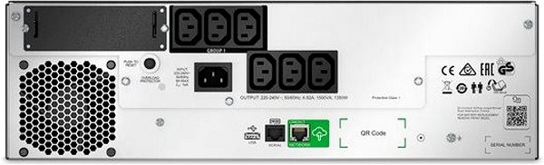 Uninterruptible Power Supply APC Smart-UPS T Lithium-Ion 1500VA 3U Back page