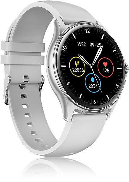 Smart Watch Niceboy WATCH Pixel 2 Arctic Silver ...