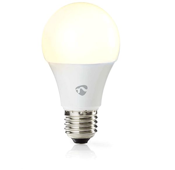 LED žárovka Nedis chytrá LED žárovka WIFILRC10E27 Screen