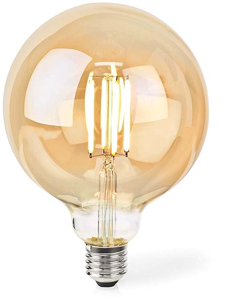 LED žárovka Nedis chytrá LED žárovka WIFILRF10G125 Screen