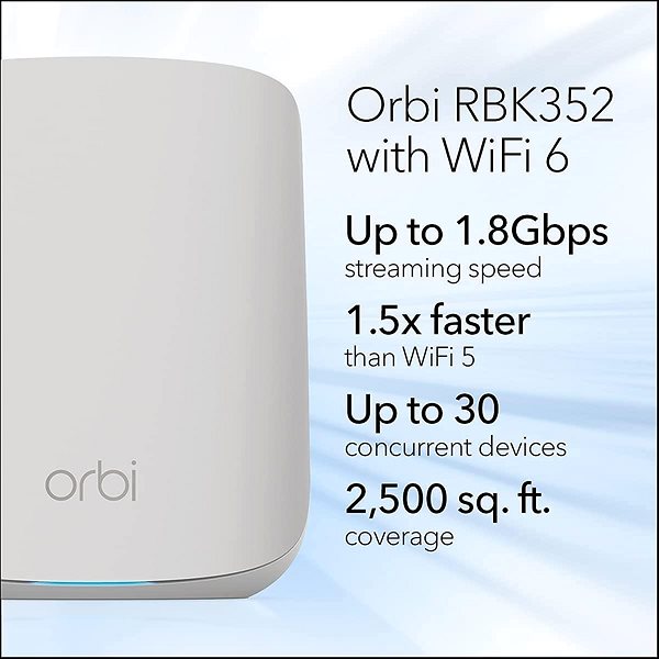 WiFi router Netgear RBR350-100EUS Jellemzők/technológia