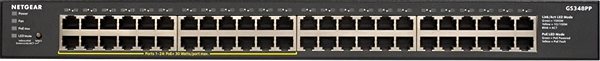 Switch Netgear GS348PP Anschlussmöglichkeiten (Ports)