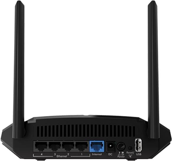 WiFi router Netgear R6120 Hátoldal