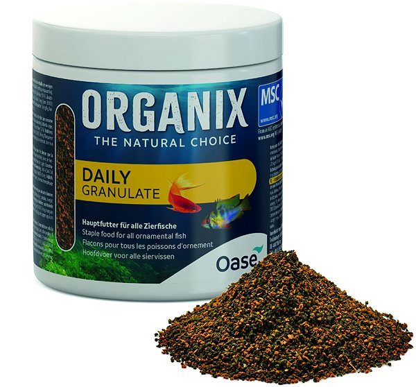 Food for aquarium fish ORGANIX Daily Granulate 500 ml MSC .