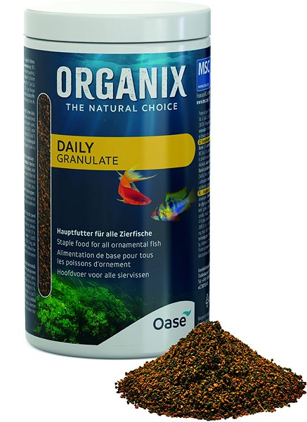 Food for aquarium fish ORGANIX Daily Granulate 1000 ml MSC .