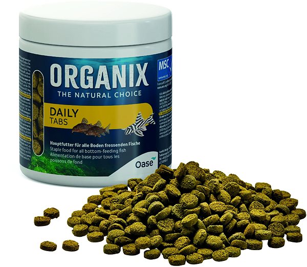 Aquarium fish food ORGANIX Daily Tabs 250 ml MSC .