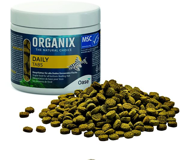 Aquarium fish food ORGANIX Daily Tabs 175 ml MSC .