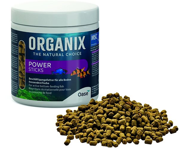 Food for aquarium fish ORGANIX Power Sticks 250 ml MSC .