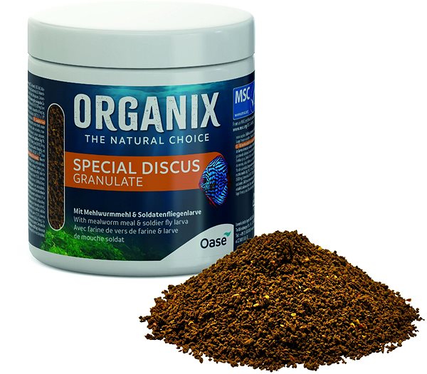Food for aquarium fish ORGANIX Discus Spec. Granulate 250 ml MSC .