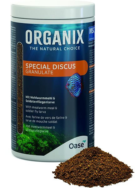 Food for aquarium fish ORGANIX Discus Spec.Granulate 1000 ml MSC .