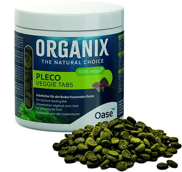 Food for aquarium fish ORGANIX Pleco Veggie Tabs 500 ml .