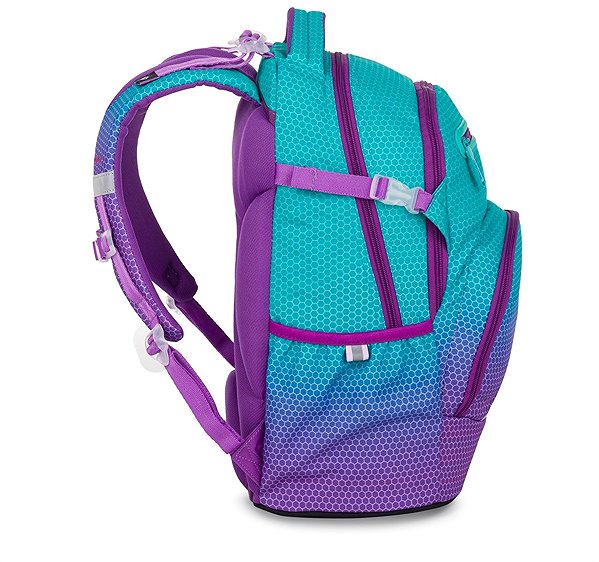 Schulrucksack OXYBAG Schulrucksack Oxy Ombre Blue - Pink ...
