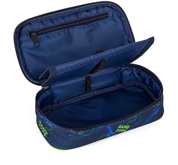 Schlampermäppchen OXYBAG Schlampermäppchen Etui JUMBO Gamer blue ...
