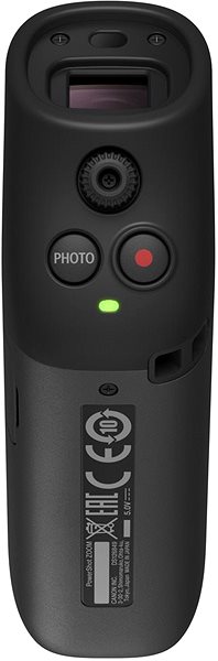 Digitalkamera Canon PowerShot ZOOM Essential Kit - schwarz Bodenseite