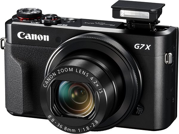 Digitális fényképezőgép Canon PowerShot G7 X Mark II Battery Kit Oldalnézet