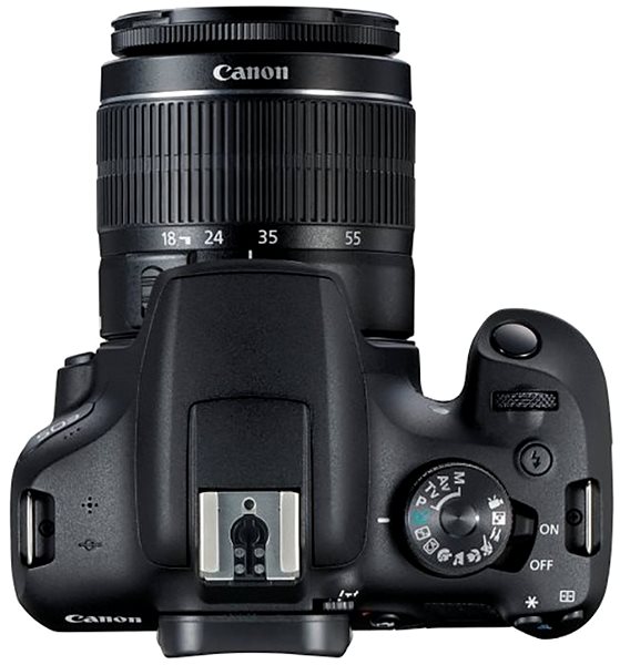 Digitális fényképezőgép Canon EOS 2000D + EF-S 18-55 mm f/3.5-5.6 IS II Képernyő