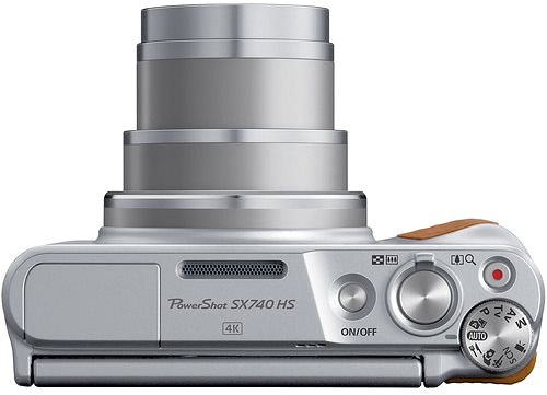 Digitális fényképezőgép Canon PowerShot SX740 HS ezüst Képernyő