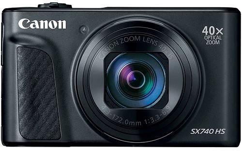 Digitális fényképezőgép Canon PowerShot SX740 HS Travel kit - fekete Képernyő