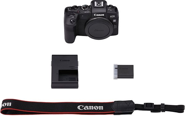 Digitális fényképezőgép Canon EOS RP váz fekete Csomag tartalma
