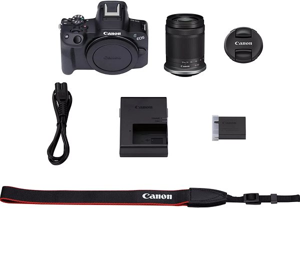 Digitalkamera Canon EOS R50 Schwarz + RF-S 18-150mm S ...