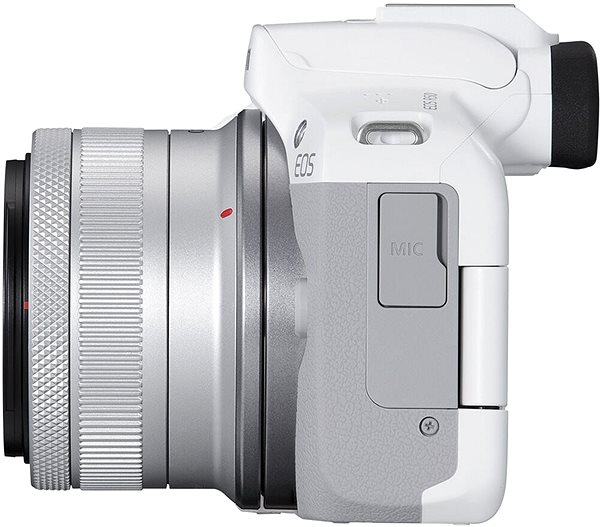 Digitális fényképezőgép Canon EOS R50 fehér + RF-S 18-45mm f/4.5-6.3 IS STM ...